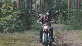 Yamaha XS650 Flat Trackercustom Weekend in the Forest [upl. by Marsiella]