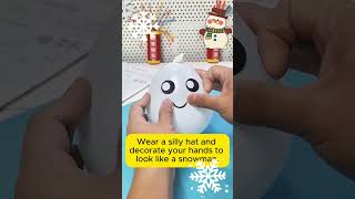 Easy Steps to Make a Snowman Using a Balloon [upl. by At]