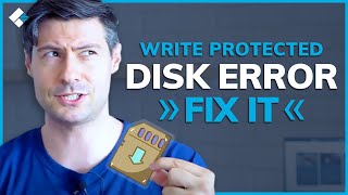 How to Fix quotThe Disk is Write Protectedquot Error  Remove Write Protection [upl. by Tannie]