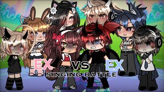 EX VS EX  GLSB  Singing Battle Gacha Life [upl. by Bocoj]