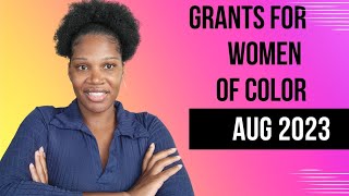 5 Grants for Women of Color50k in business funding [upl. by Casta537]