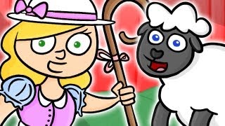 Little Bo Peep  Nursery Rhyme Time Cool School [upl. by Tnerual]