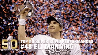 48 Eli Manning Super Bowl XLVI Highlights  Top 50 Super Bowl Performances [upl. by Silden993]