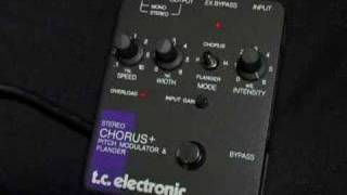 TC Electronic Stereo Chorus  Flanger [upl. by Cire446]