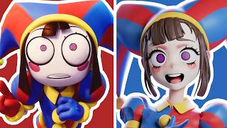 Pomni But She Is Anime  The Amazing Digital Circus 🎪 3D Character Timelapse 🎪 [upl. by Norword]