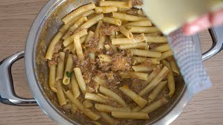 PASTA ALLA GENOVESE ricetta originale di Napoli con gli ziti spezzati [upl. by Nonnahc]