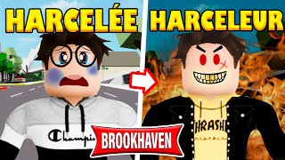 DINTELLO HARCELÉE À HARCELEUR SUR BROOKHAVEN   ROBLOX BROOKHAVEN MINI FILM RP [upl. by Ynnal520]