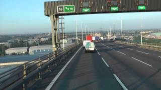 The Queen Eliz­a­beth II Bridge The Dartford  Thurrock River Crossing [upl. by Tebzil149]