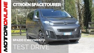 Citroen SpaceTourer  Test drive pregi e difetti [upl. by Vowel]