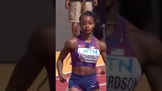 ShaCarri Richardson 200m World Championship 2019  Race Highlights ShaCarriRichardson [upl. by Cyrillus390]