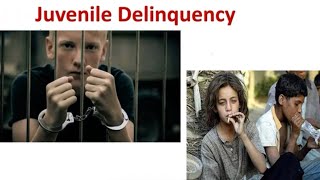 JUVENILE DELINQUENCY [upl. by Enahsed6]