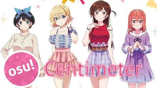 Osu The peggies Centimeter Normal Full combo [upl. by Walther513]