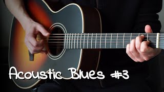 Acoustic Blues 3  Fingerstyle Acoustic Guitar  Tab [upl. by Nelaf674]