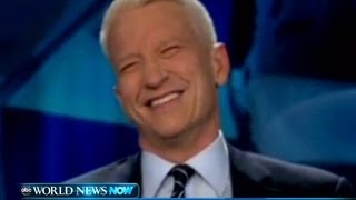 Anderson Cooper Giggles on Live TV [upl. by Lisab]