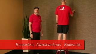 Eccentric Contraction Exercise  Calf Muscle Exercise  Dr Steven Smith [upl. by Alejoa865]