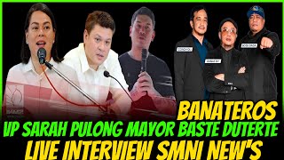 VP SARAHPULONGBASTE DUTERTE LIVE INTERVIEW ON SMNI BANATEROS❗️ [upl. by Acirej]