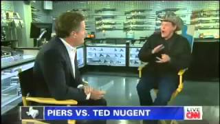 Piers Morgan Debates Ted Nugent on Gun Control [upl. by Ahseek812]