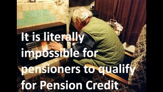 The Pension Credit scam [upl. by Ramburt361]