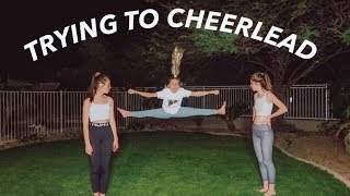 Emma Chamberlain Teaches Us How To Cheerlead [upl. by Aztiley]