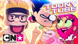 Toony Tube  Top de Canções de Teen Titans Go  Cartoon Network [upl. by Gradeigh]