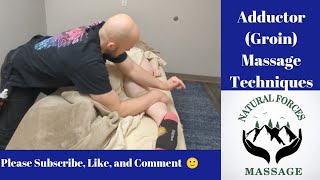 Adductor Groin Massage Techniques Great for Lower Back Pain🙂 [upl. by Anid]