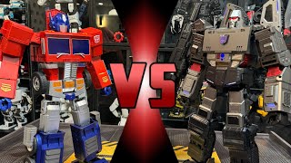 Megatron Robosen VS Optimus Prime  ROBOT DEATH BATTLE [upl. by Ablasor]