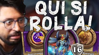 QUI SI ROLLA  Hearthstone Battlegrounds Ita [upl. by Ardnaek]