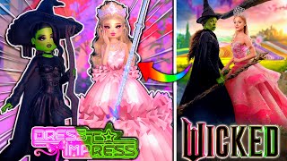 ONLY Being WICKED Characters In DRESS TO IMPRESS For The NEW MOVIE Elphaba amp Glinda  ROBLOX [upl. by Washington]