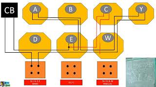 ACTUAL WIRING CONNECTIONS OF 7 LIGHTS 3 BULBS IN SERIES 3 BULBS IN PARALLEL AND 1 BULB [upl. by Erreip]