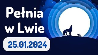 WILCZA PEŁNIA W ZNAKU LWA 🌕25 STYCZNIA 2024🌕 prognoza Tarota  wszystkie znaki zodiaku [upl. by Galitea559]