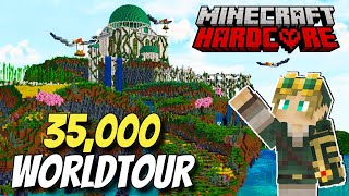 I Survived 35000 days in Hardcore Minecraft World Tour [upl. by Boggers979]