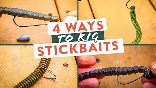 Stick Baits amp Soft Plastic Worms 4 Techniques You NEED to Master [upl. by Rambow]