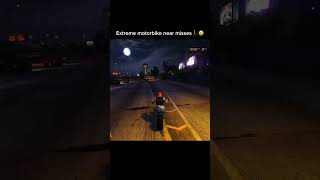 Extreme Motorbike Near Misses Gta shorts [upl. by Aylmer]