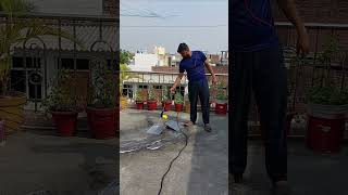 How to clean chimney mesh at home  How to Remove Oil From Chimney Jali amp Mesh  High Pressure Jet [upl. by Nannek]