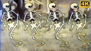 Spooky Scary Skeletons  Original Video 4K HD [upl. by Ahsimik]