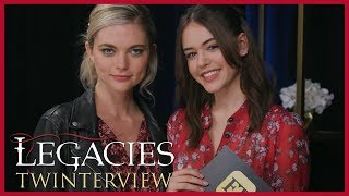 Legacies Kaylee Bryant and Jenny Boyd Talk Romance the Merge and MORE Exclusive [upl. by Nedrob]