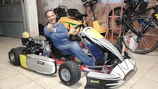 Oltre ogni aspettativa I primi metri sul mostruoso kart 420 cc 4 tempi [upl. by Lali]