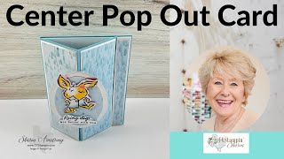 How To Make A Fun Center Pop Out Card [upl. by Aicatsue]