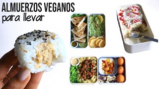 UNA SEMANA DE ALMUERZOS PARA LLEVAR  Vegano amp Saludable [upl. by Lexy]