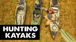 Our Favorite HUNTING KAYAKS  PROS and CONS [upl. by Ellainad]