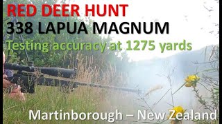 338 Lap Mag deer hunting stories amp testing accuracy at 1275 yards [upl. by Kinom]