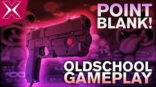 Lets Play Point Blank PS1 Light Gun Game [upl. by Baiel895]