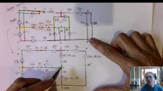 Source transformation for a circuit with 11 power supplies [upl. by Goodill]