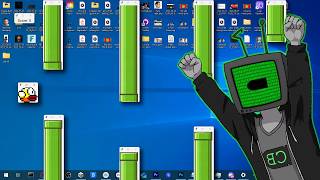 Making Flappy Bird But Everything is its own WINDOW [upl. by Hsirk]