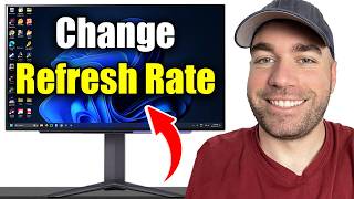 How To Change Refresh Rate On Monitor  Easy Guide [upl. by Bohlin97]