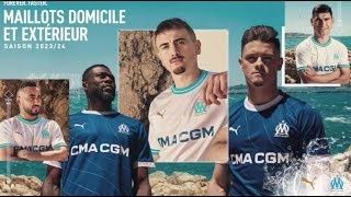 Les nouveaux maillots de lOlympique de Marseille sont disponibles [upl. by Yup828]