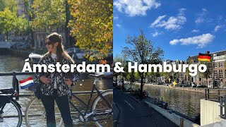 Vlog días en Ámsterdam y Hamburgo [upl. by Yrolam]