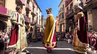 Ball dels gegants  Festa Major de Solsona 2024 [upl. by Ardnassak]