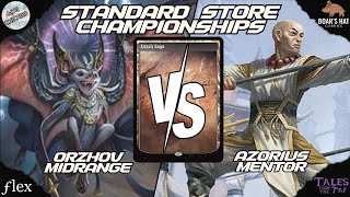 Orzhov Midrange VS Azorius Mentor MTG Standard [upl. by Suchta]