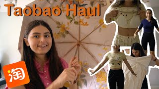 Taobao haul  things I bought and clothes try on with prices [upl. by Clauddetta]